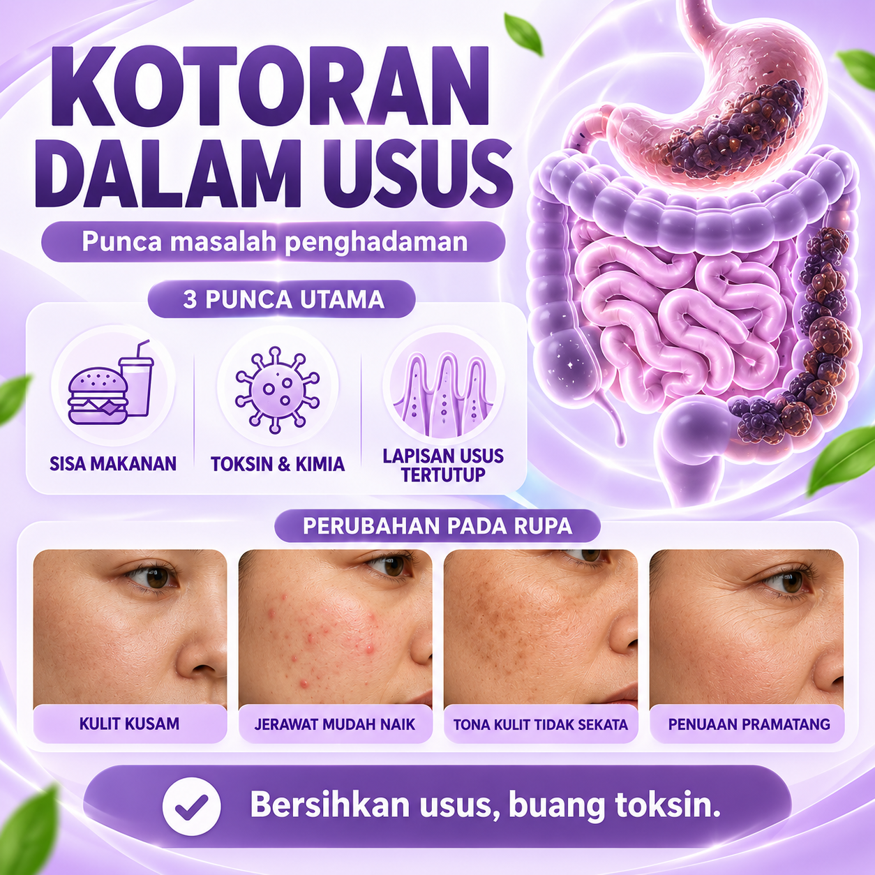 Usus penuh sisa